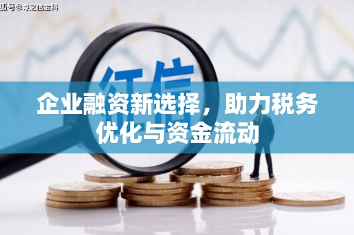成华企业融资新选择，助力税务优化与资金流动