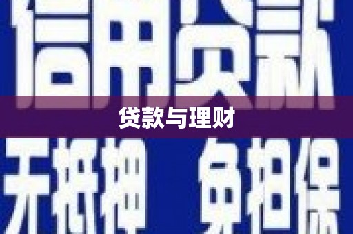 成华贷款与理财
