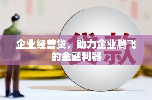 成华企业经营贷，助力企业腾飞的金融利器
