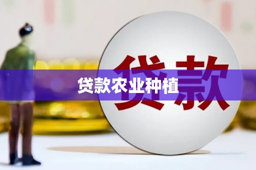 成华贷款农业种植