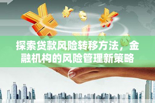 成华探索贷款风险转移方法，金融机构的风险管理新策略