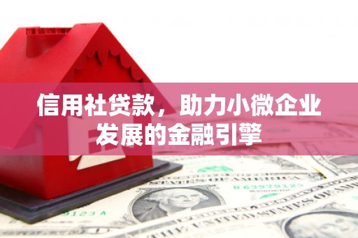 成华信用社贷款，助力小微企业发展的金融引擎