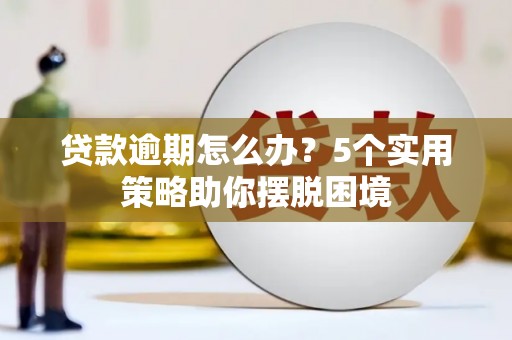 成华贷款逾期怎么办？5个实用策略助你摆脱困境