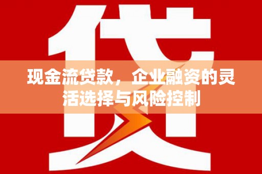 成华现金流贷款，企业融资的灵活选择与风险控制