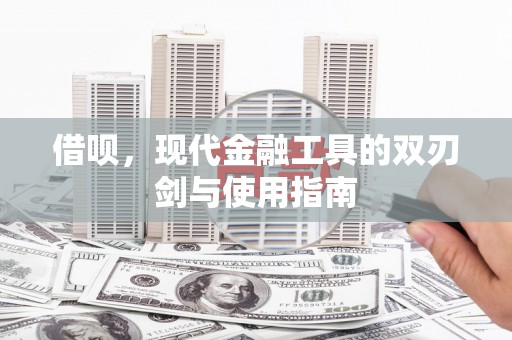 成华借呗，现代金融工具的双刃剑与使用指南
