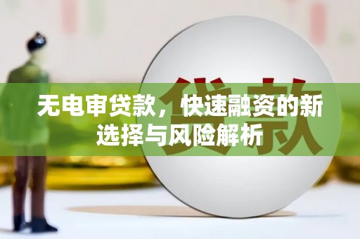 成华无电审贷款，快速融资的新选择与风险解析