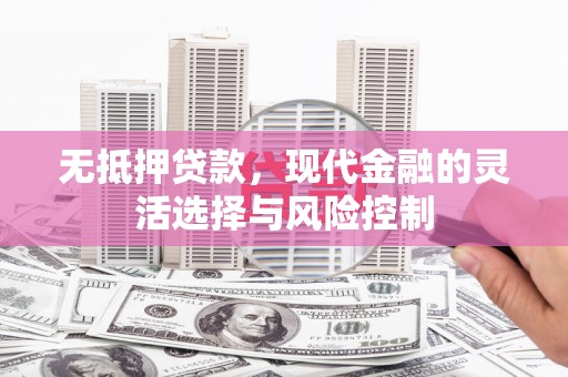 成华无抵押贷款，现代金融的灵活选择与风险控制