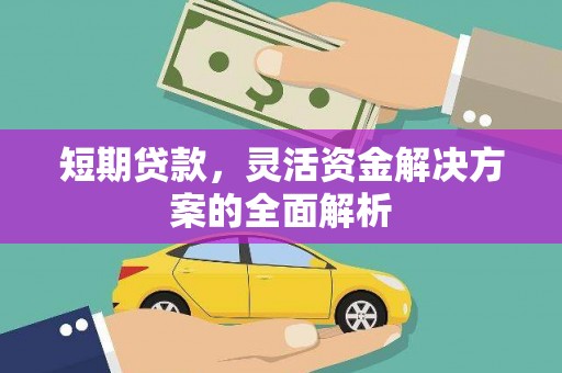 成华短期贷款，灵活资金解决方案的全面解析