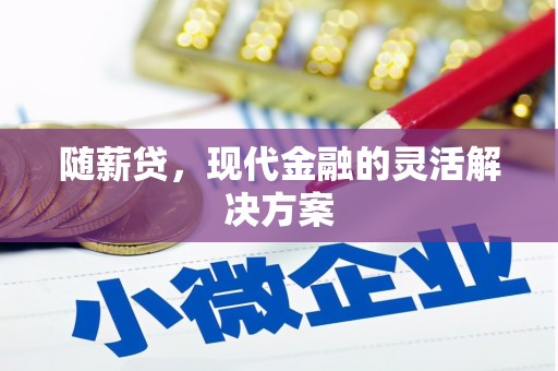 成华随薪贷，现代金融的灵活解决方案