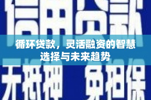 成华循环贷款，灵活融资的智慧选择与未来趋势