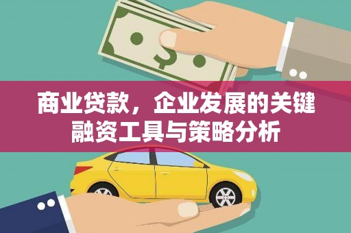 成华商业贷款，企业发展的关键融资工具与策略分析