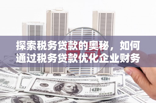 成华探索税务贷款的奥秘，如何通过税务贷款优化企业财务