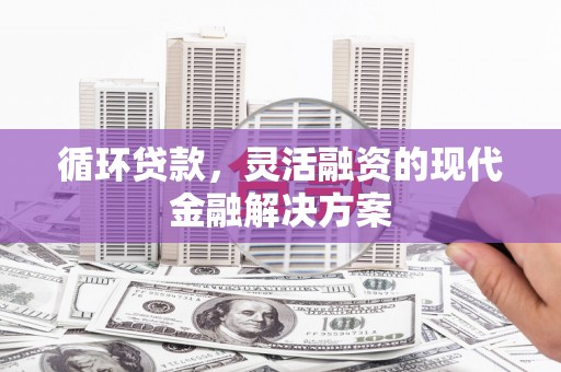 成华循环贷款，灵活融资的现代金融解决方案