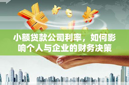 成华小额贷款公司利率，如何影响个人与企业的财务决策