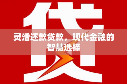 成华灵活还款贷款，现代金融的智慧选择