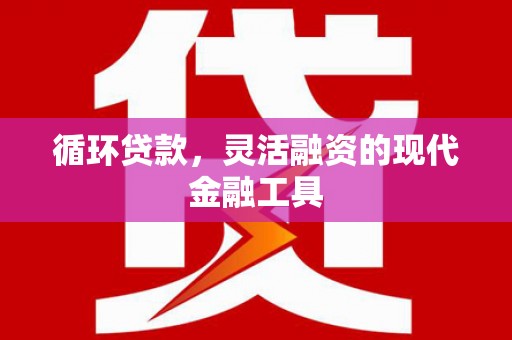成华循环贷款，灵活融资的现代金融工具