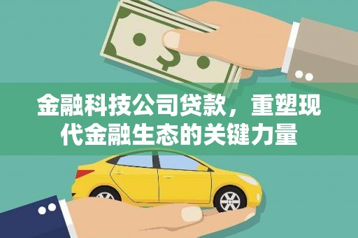 成华金融科技公司贷款，重塑现代金融生态的关键力量