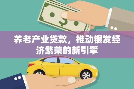 成华养老产业贷款，推动银发经济繁荣的新引擎
