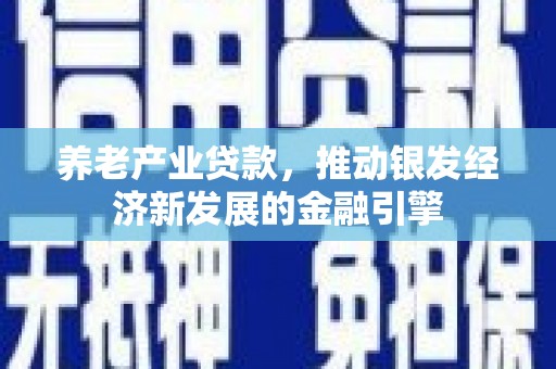 成华养老产业贷款，推动银发经济新发展的金融引擎