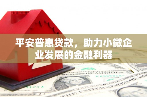 成华平安普惠贷款，助力小微企业发展的金融利器