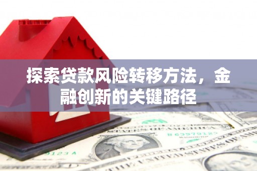 成华探索贷款风险转移方法，金融创新的关键路径