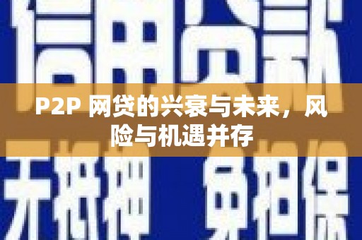 成华P2P 网贷的兴衰与未来，风险与机遇并存