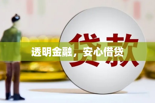 成华透明金融，安心借贷