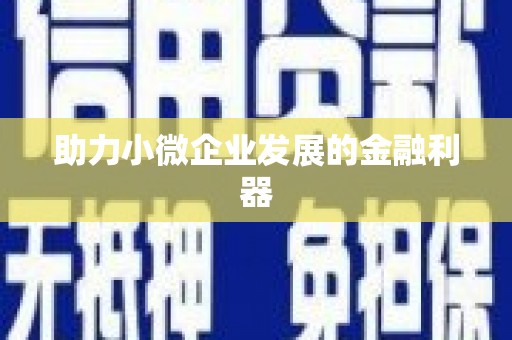 成华助力小微企业发展的金融利器
