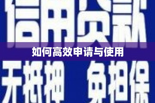 成华如何高效申请与使用
